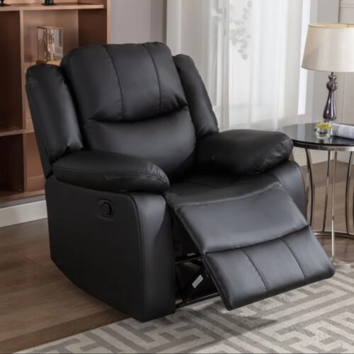 Kamarli Breathable Leatherette Manual Recliner Chair by Urban Recliner