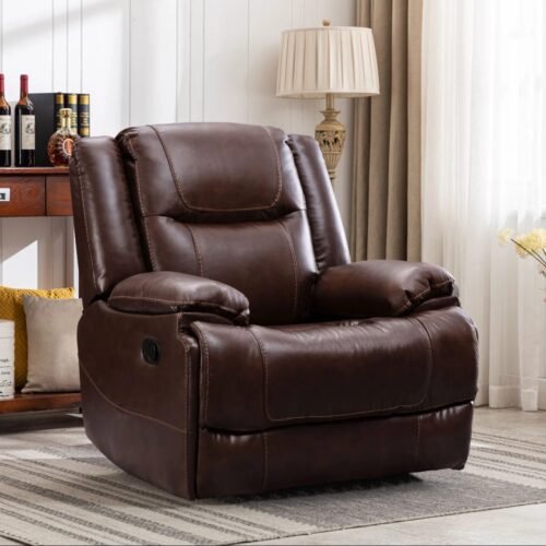 Pendaray Signature Top-Grain Leather Manual Zero-Wall Home Cinema Recliner by Urban Recliner