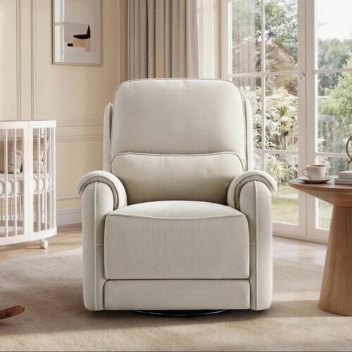Modern Velvet Power Recliner Chair with Swivel & Glider Function – Urban Recliner