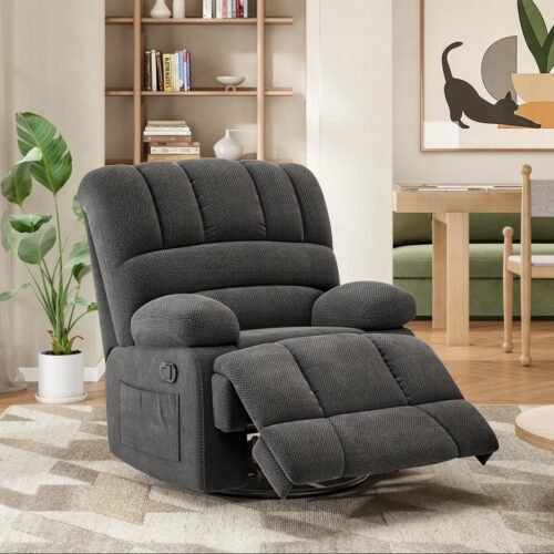 Aarvik Swivel Rocker Recliner Chair by Urban Recliner