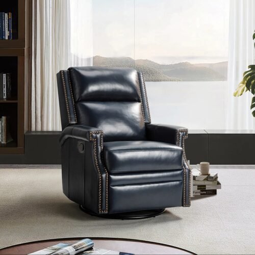 Manning Genuine Leather Manual Recliner Chair by Urban Recliner
