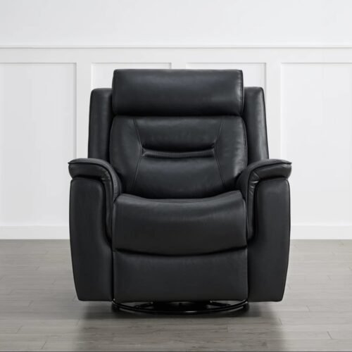 Puspha Vegan Leather Swivel Manual Recliner Chair by Urban Recliner